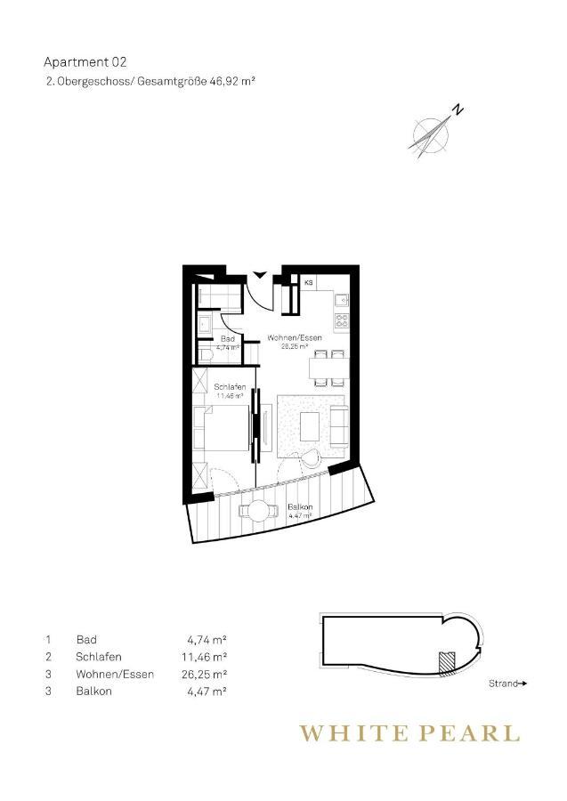 White Pearl Apartment 2.02 Timmendorfer Strand Esterno foto